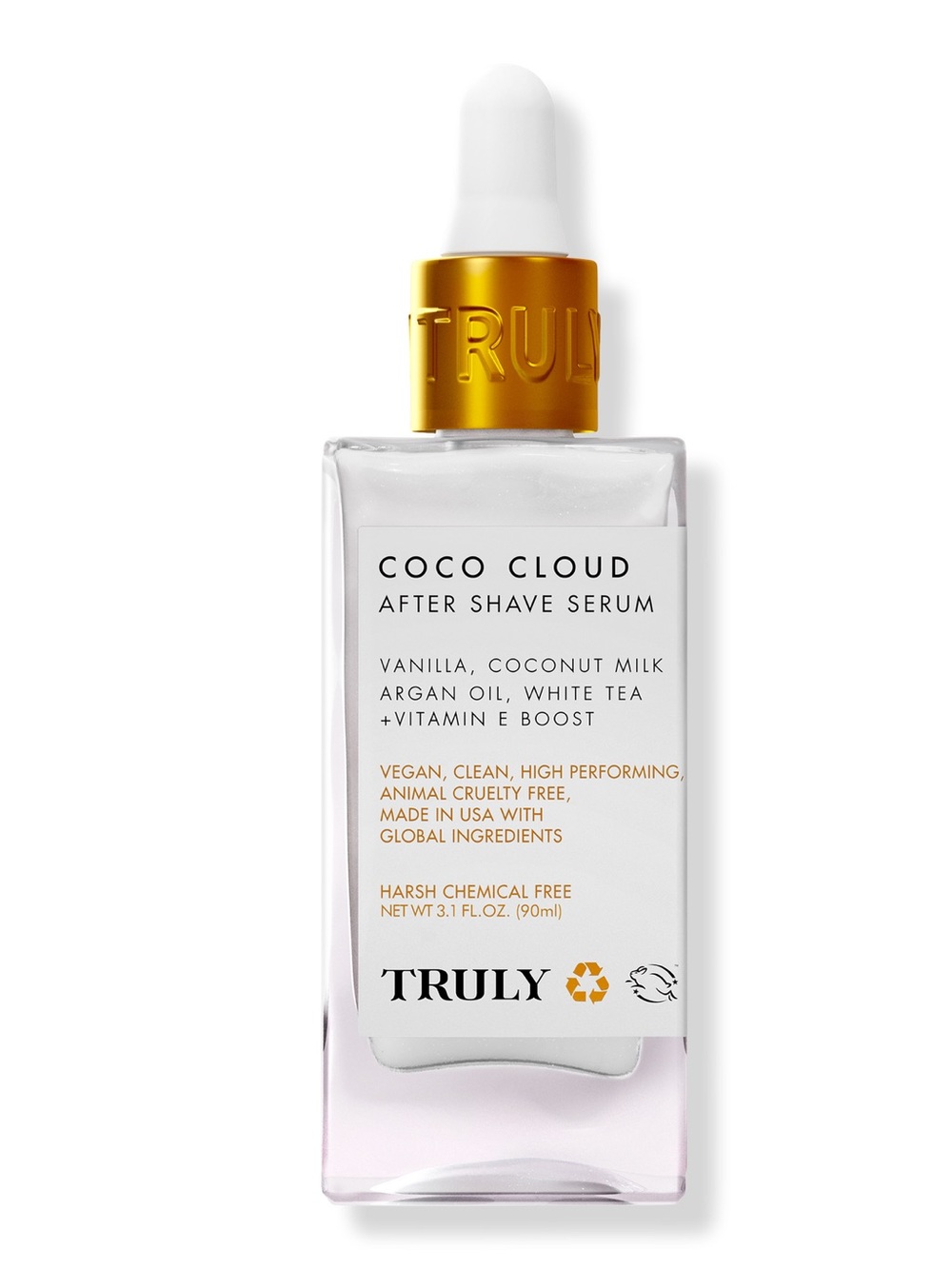 Truly NIB Coco Cloud After Shave Serum 90ML - $33 Retail